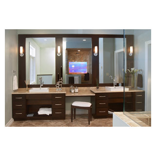 Séura Vanishing Vanity Television Mirror - Contemporary - Bathroom - Other  - by Seura