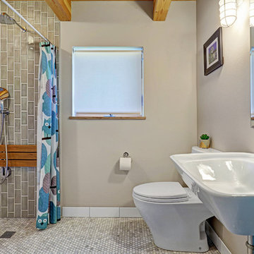 Seward Park Cottage - main floor bath