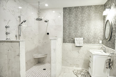 Inspiration for a bathroom remodel in New York