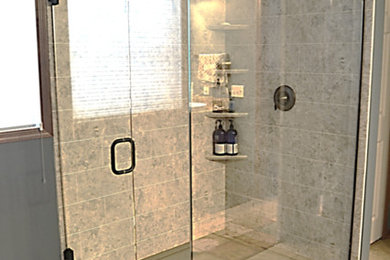 Bild på ett badrum