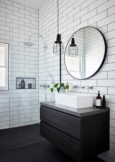 Industrial Bathroom by Bryant Alsop Architects