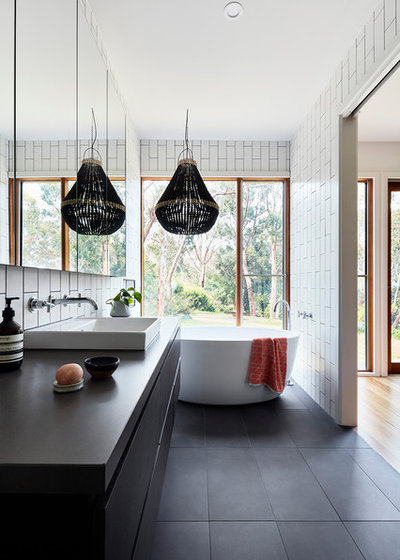 Eclectic Bathroom by Bryant Alsop Architects