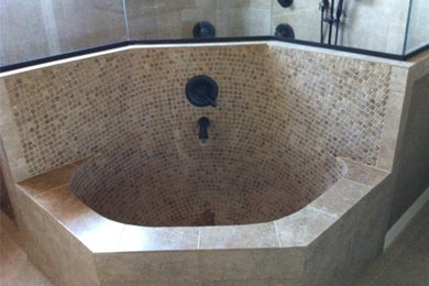 Example of a mountain style bathroom design in Dallas