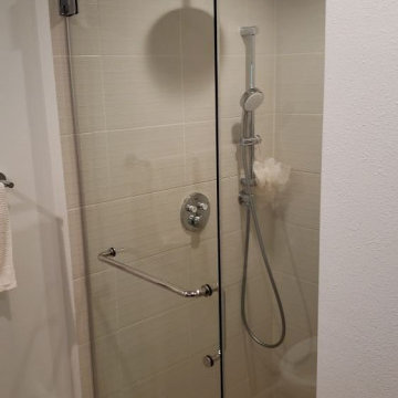 Shower Area with Glass Door