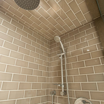 Shower Design, Rain Shower Head, Contemporary Bathroom