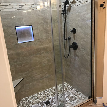 Shower door remolded