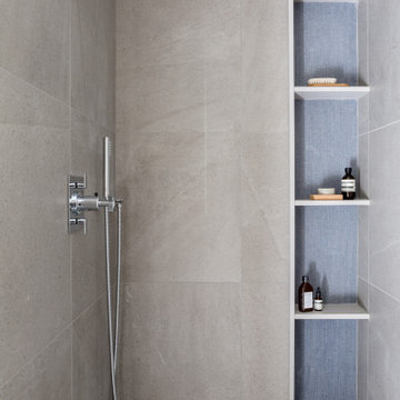 Shower in Mudroom Bath