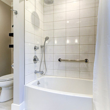 Shower Includes Grab Bars