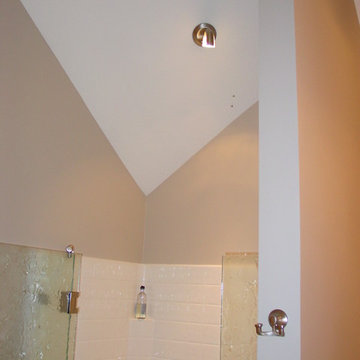 Shower Light in Vaulted Ceiling