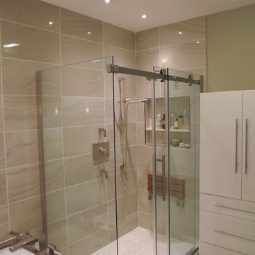 Shower Niche is finally large enough to fit EVERYTHING!