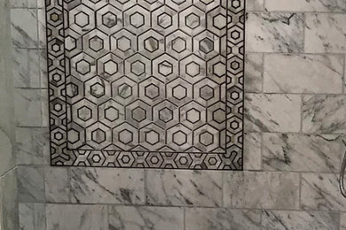 Example of a trendy bathroom design in Atlanta