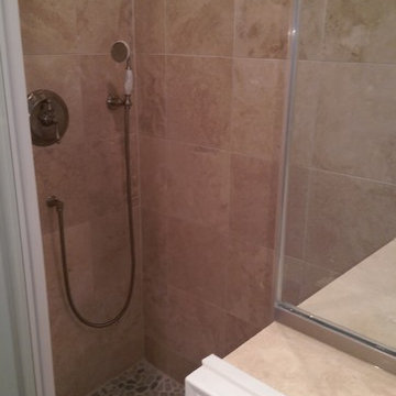 Shower With Dry Off Area