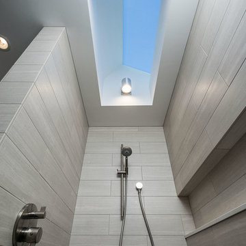 Shower with skylight