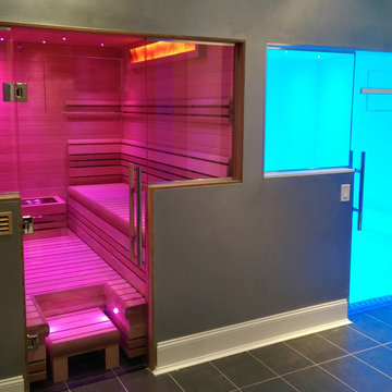 Side by Side-Steam Room and Sauna