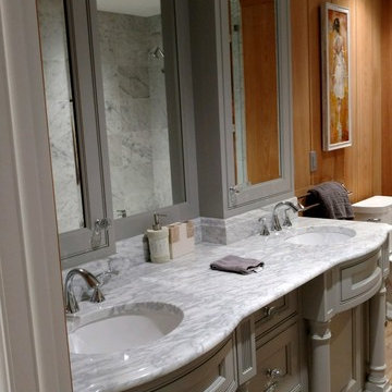 Siesta Key Dream Bathroom Marble Countertop Remodel