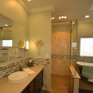 Simpsonville Mosaic-Wrap Around Bathroom Remodel