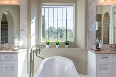 Inspiration for a southwestern bathroom remodel in Phoenix