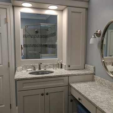 Sink area and Makeup Vanity