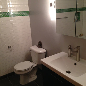 Sink/vanity/cabinet FoPo Portland Modern Ranch Bathroom Remodel