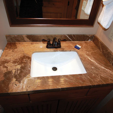 Ski Country Condos Bath Remodel-Counter top