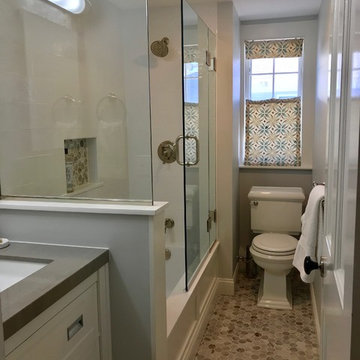 "Skinny" bathroo renovation