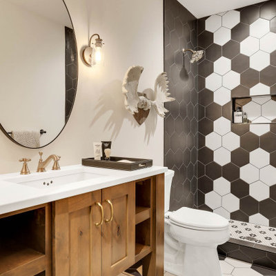 Bathroom - country bathroom idea in Minneapolis