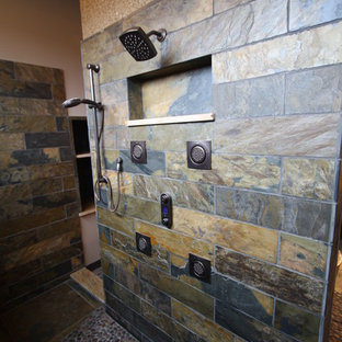 Slate Tile Shower | Houzz