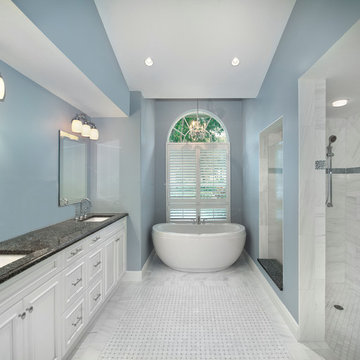 Sleek and Fresh Bath - Monarch Builders - SW Florida