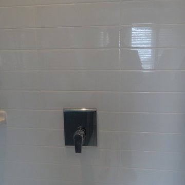 Sleek, Grey, Modern, Bathroom Renovation