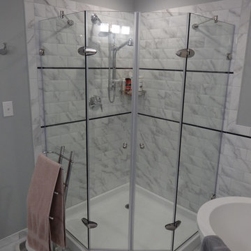 Sleek Modern Master Bathroom