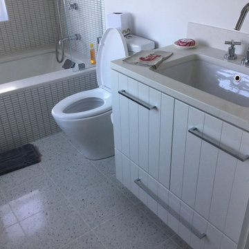 Sleek White Bathroom