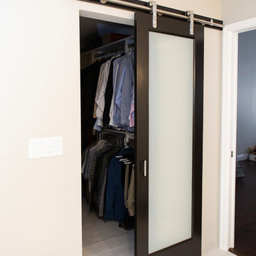 Sliding Barn Door Closet Entry