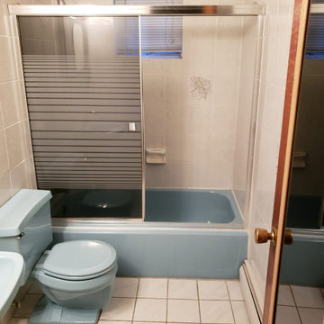 Small bathroom remodel in Ronkonkoma