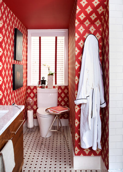 エクレクティック 浴室 by Christopher Patrick Interiors