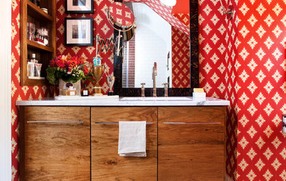 Room of the Day: A Bland Bath Goes Bold