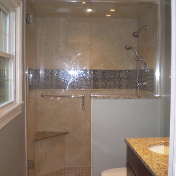 Small Bathroom with Steam Shower