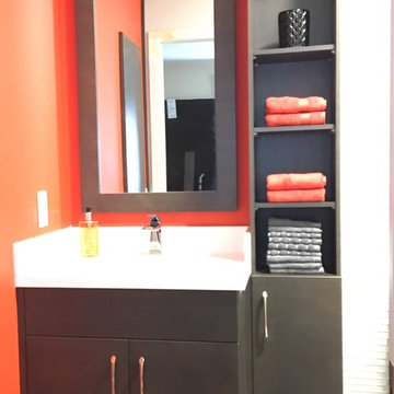 small contemporary bathroom