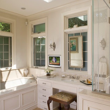 Small Master Bath in Chevy Chase