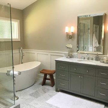Smyrna Atlanta Spa-inspired Master bathroom