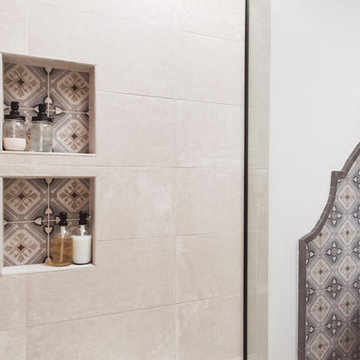 Solana Beach Spanish Modern Master Bath