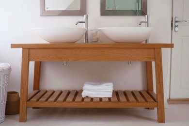 Design ideas for a contemporary bathroom in Berkshire.