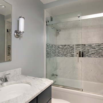 Sophisticated Carrara bathroom