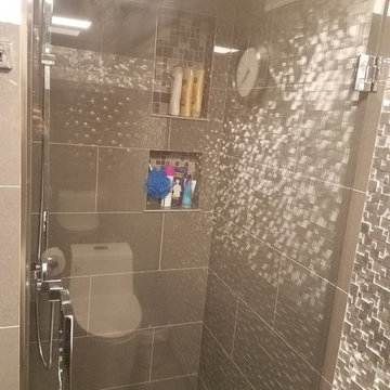 Sophisticated Glam Condo Bathroom