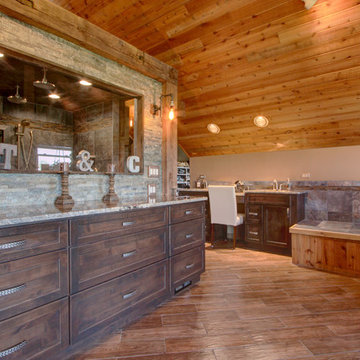 Sophisticated Rustic Bath