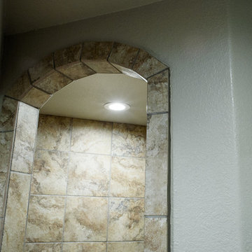 Southwest-Inspired Basement Bathroom