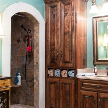 Southwestern Theme - Kitchen and Bathroom Cabinetry