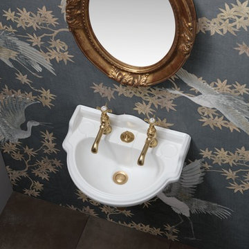 Sovereign lavabo sospeso in ceramica 50 cm White Agate