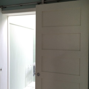 Spa Bathroom-Barn Door