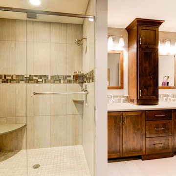 Spa en suite bathroom with tiled shower