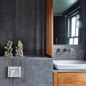 Spa-inspired Concrete Wet Room